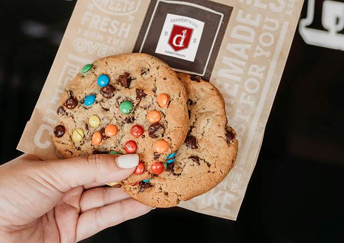 Chocolate Chip and M&M Cookies