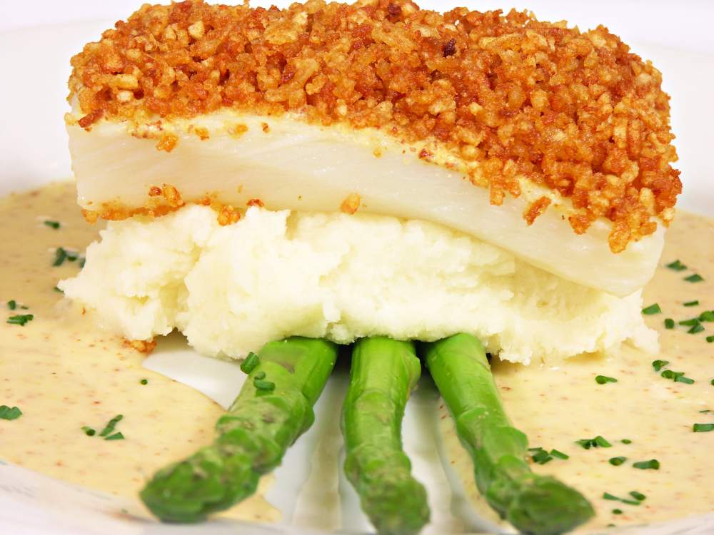 Macadamia Nut Encrusted Chilean Sea Bass