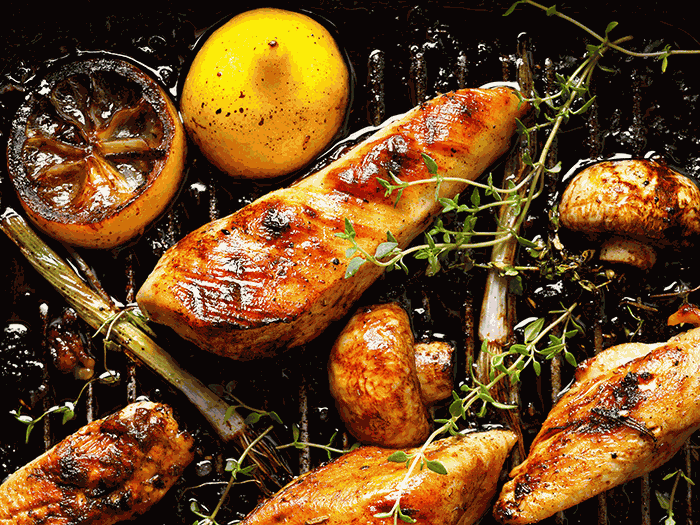 Charcoal Marinated Chicken Breasts