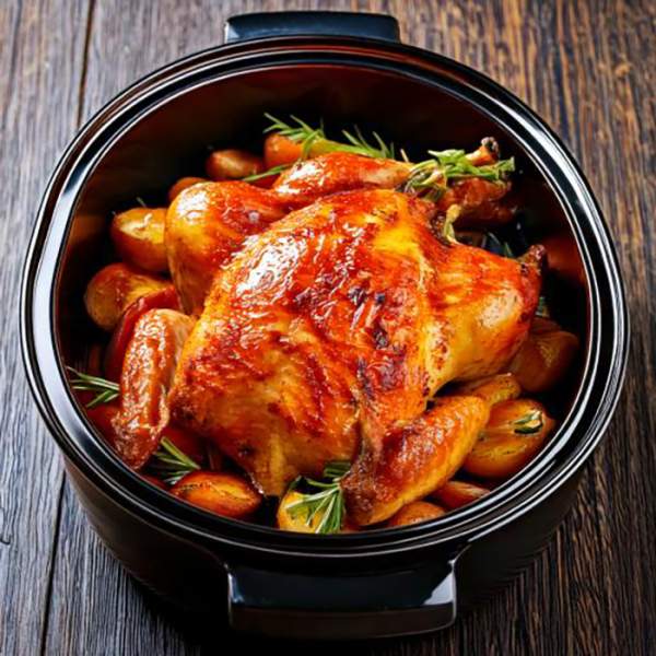 Slow Cooker Roast Chicken